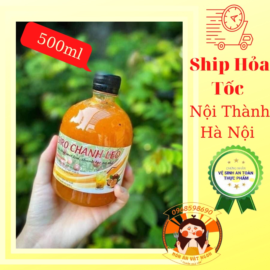 SIRO CHANH LEO cực kỳ đậm đà 100% nước cốt chanh Leo tươi . Làm được nhiều món ăn và nước giải khát.