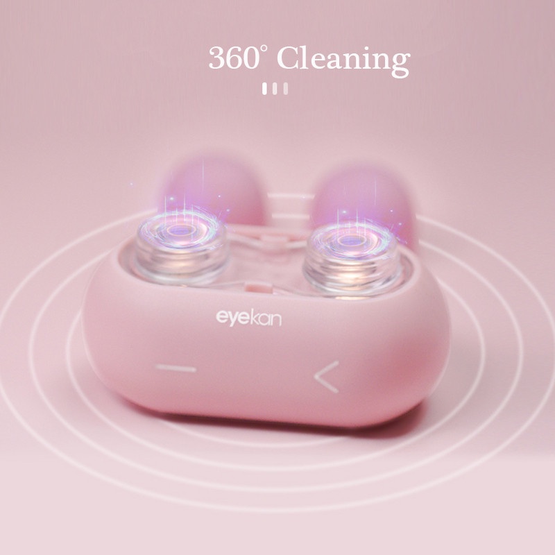 Hộp Đựng Kính Áp Tròng 3 Phút Bằng Sóng Siêu Âm Tiện Dụng