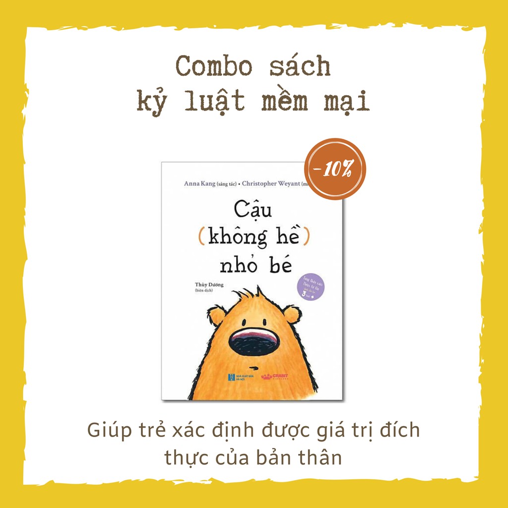 Sách - Combo 5 Cuốn Kỷ Luật Mềm Mại - Truyện Thiếu Nhi - Crabit Kidbooks