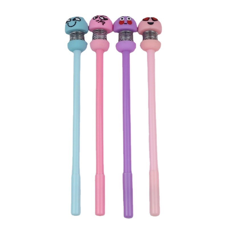 1 Bút Mực Nước Ngòi 0.38mm Màu Đen Họa Tiết Hoạt Hình