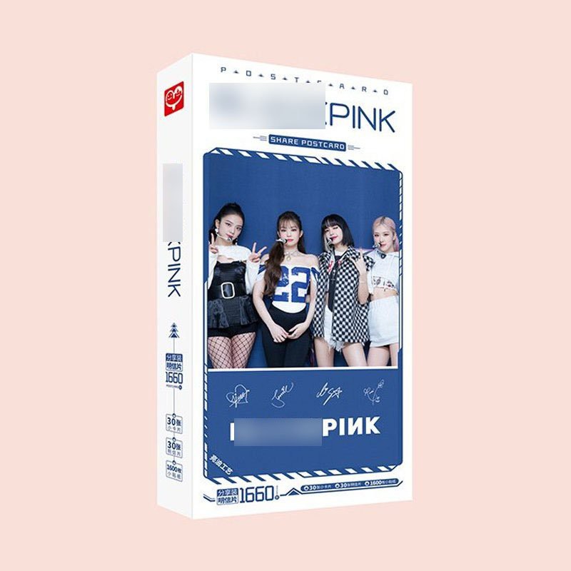 Hộp ảnh postcard BLACKPINK THE ALBUM 1660 ảnh mẫu mới