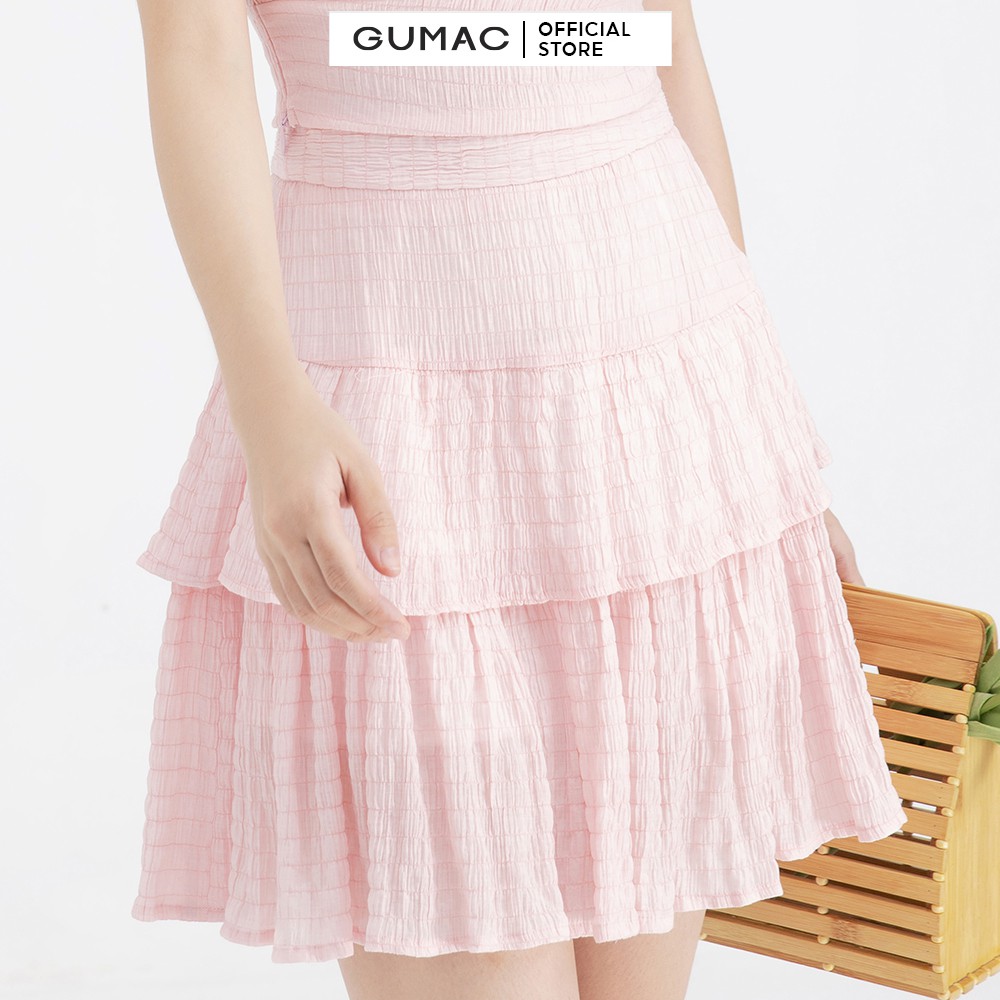 Chân váy xòe tầng GUMAC VB642 | BigBuy360 - bigbuy360.vn