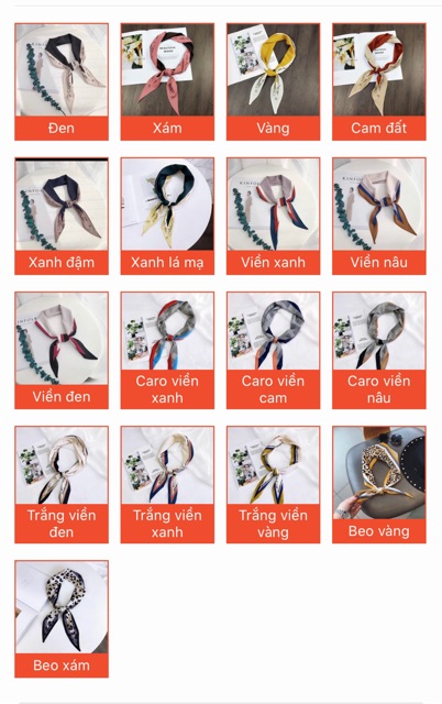 Khăn choàng cổ hoạ tiết trơn - Khăn thời trang nữ - Maben