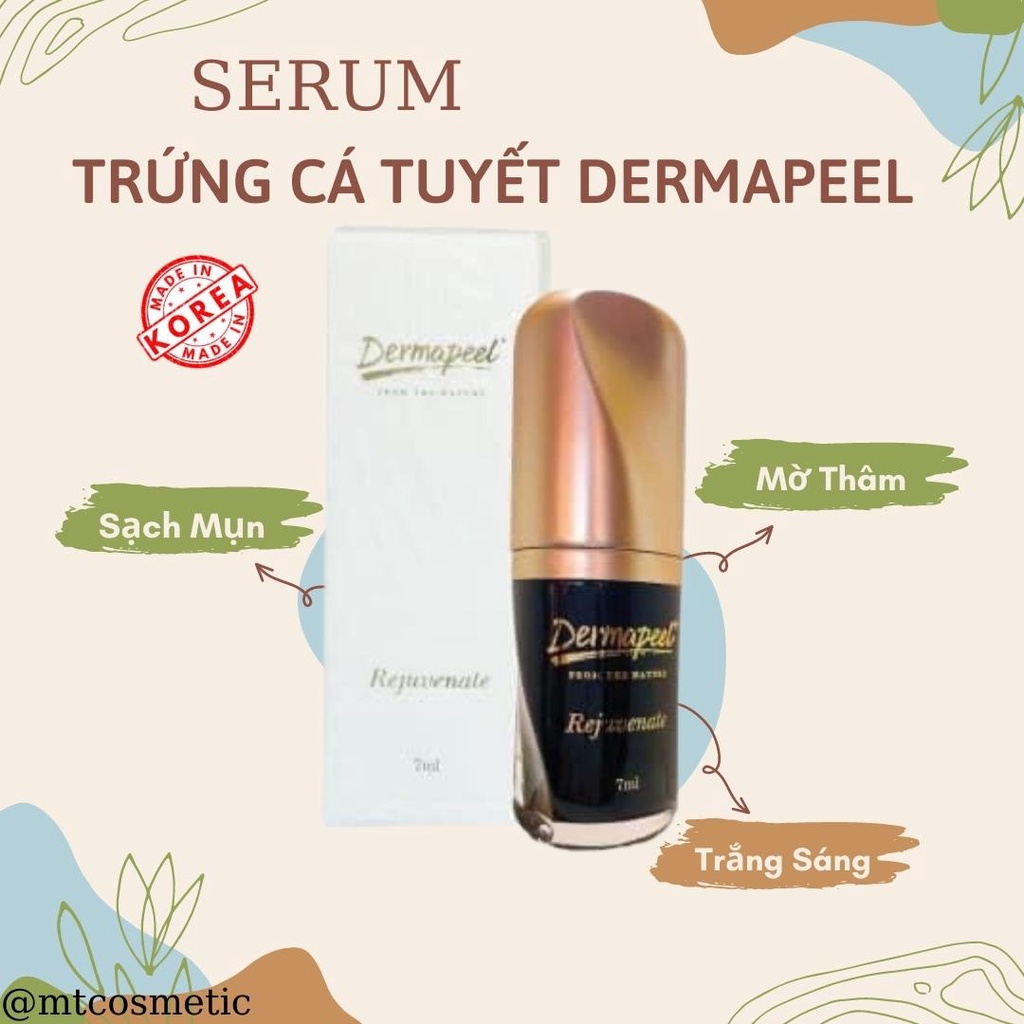 BỘ ĐÔI DƯỠNG ĐÊM DERMAPEEL - DA CĂNG BÓNG - TRẮNG SÁNG - CHỐNG LÃO HÓA - NGỪA MỤN - MỜ THÂM