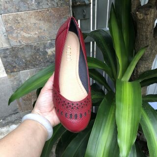 ( CÓ SIZE 40) GIÀY BÚP BÊ NỮ DA BÒ