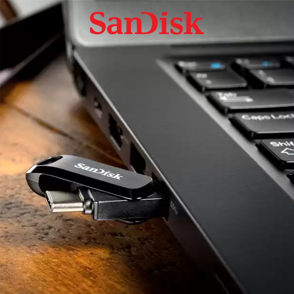 USB OTG SanDisk Ultra Dual 32GB Type-C USB 3.1 - SDDDC3-032G-G46NB - Hàng Phân Phối Chính Hãng