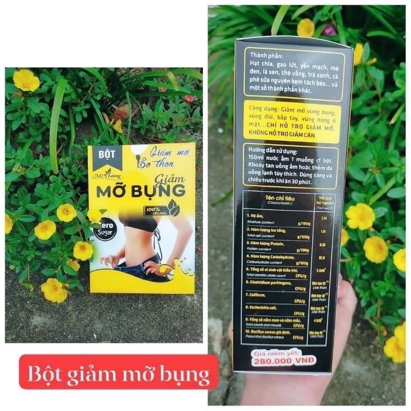 0Bột Giảm mỡ bụng Mị Hương chính hãng