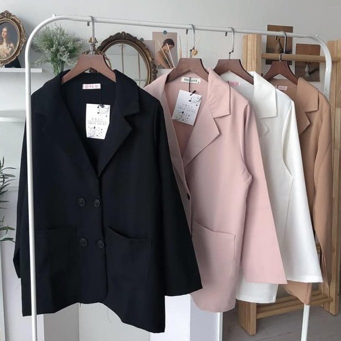 Áo blazer kẻ hàn quốc nhiều mẫu kèm ảnh thật | BigBuy360 - bigbuy360.vn