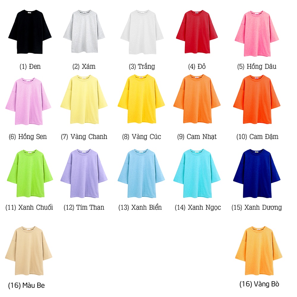 Áo Phông Tay Lỡ Form Rộng Nhiều Màu Andromeda Form Unisex Cho Cả Nam Và Nữ