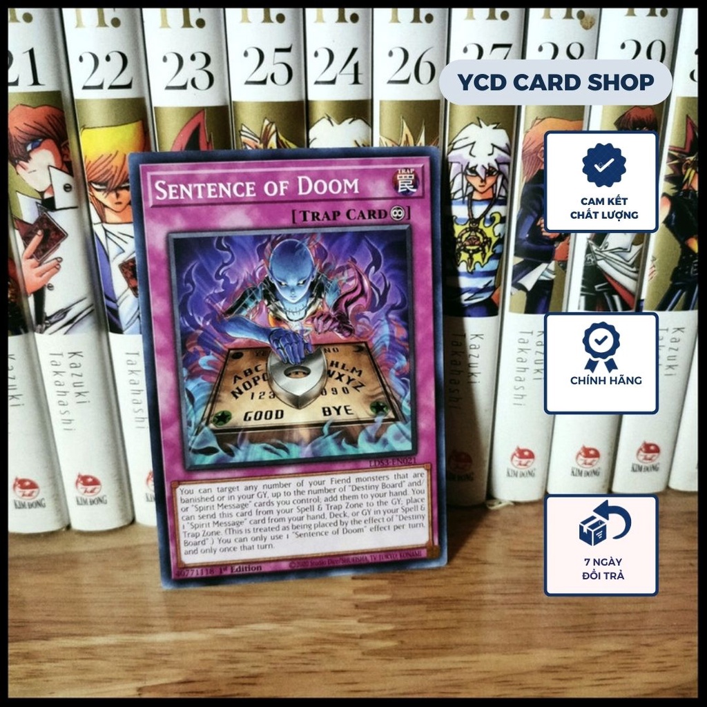 Thẻ bài Yugioh Chính Hãng Set Bàn Cầu Cơ - Spirit Message - Common