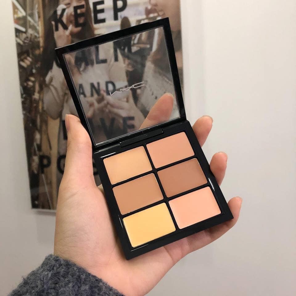 Bảng MAC Studio Conceal And Correct Palette 6 Ô 2 tone màu- Che Khuyết Điểm