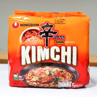 Lốc 5 gói Mì Nongshim kimchi ramyun gói 120g