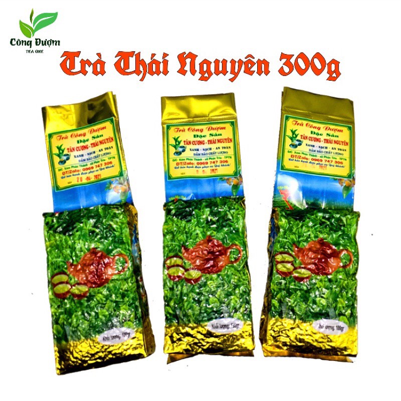 Freeship-Trà Thái Nguyên-300g[CÔNG ĐƯỢM]Chè Tân Cương Bắc Thái Trà Móc Câu