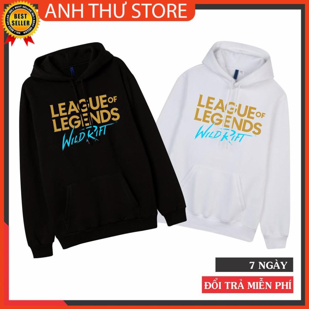 ÁO HOODIE Liên Minh Huyền Thoại Tốc Chiến 2 Màu Đen Và Trắng Kiểu Dáng Trẻ Trung Dành Cho Cả Nam Và Nữ SALE 85%