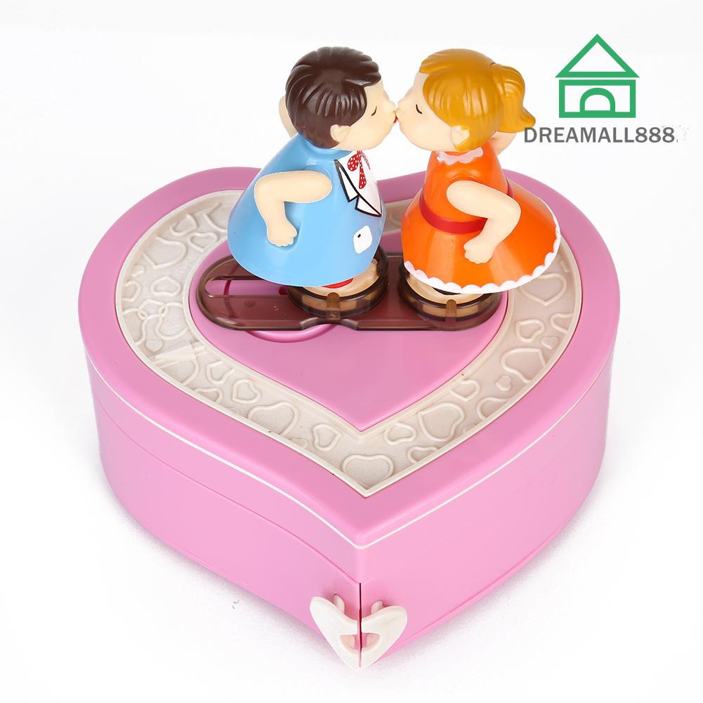 Hộp Nhạc Xoay Được Phong Cách Cổ Điển Dùng Để Trang Trí Tiệc Cưới / Valentine