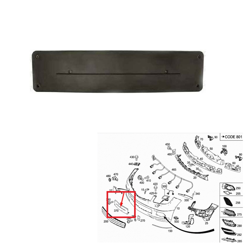 Giá Đỡ Biển Số Phía Trước Chất Lượng Cao 2048170378 Phụ Kiện Chuyên Dụng Cho Xe Hơi Mercedes Benz W204 C180 C200 C280 C300 C320 C350 C220 C250