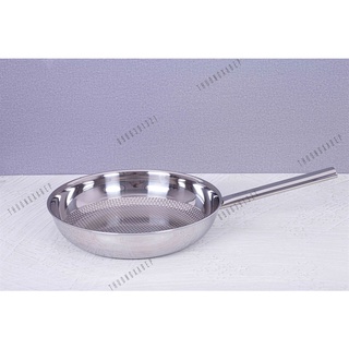 Chảo xào inox sâu lòng đáy caro 28cm x 6cm- edelkochen