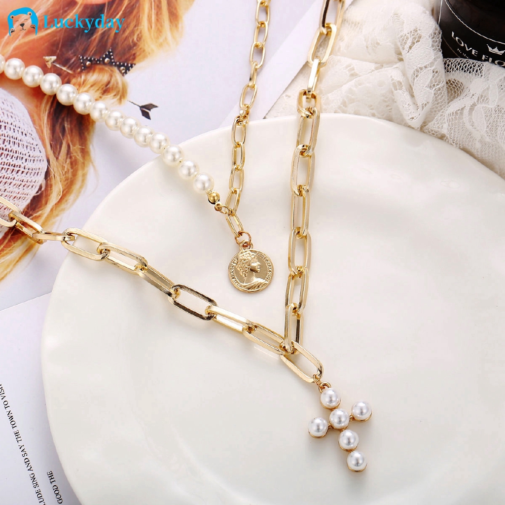 Dây chuyền nhiều tầng phong cách vintage thời trang cho nữ