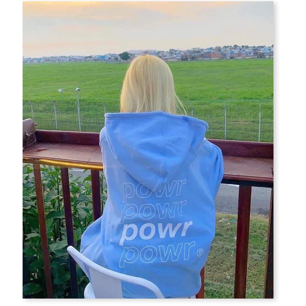 ÁO KHOÁC HOODIE NỮ POWR THỜI TRANG MỚI FOM  SIÊU TO