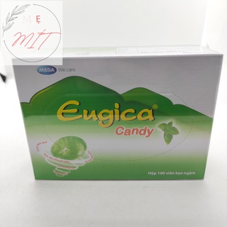 Kẹo Ngậm Giảm Ho Eugica Candy Mới - Hộp 100 Viên