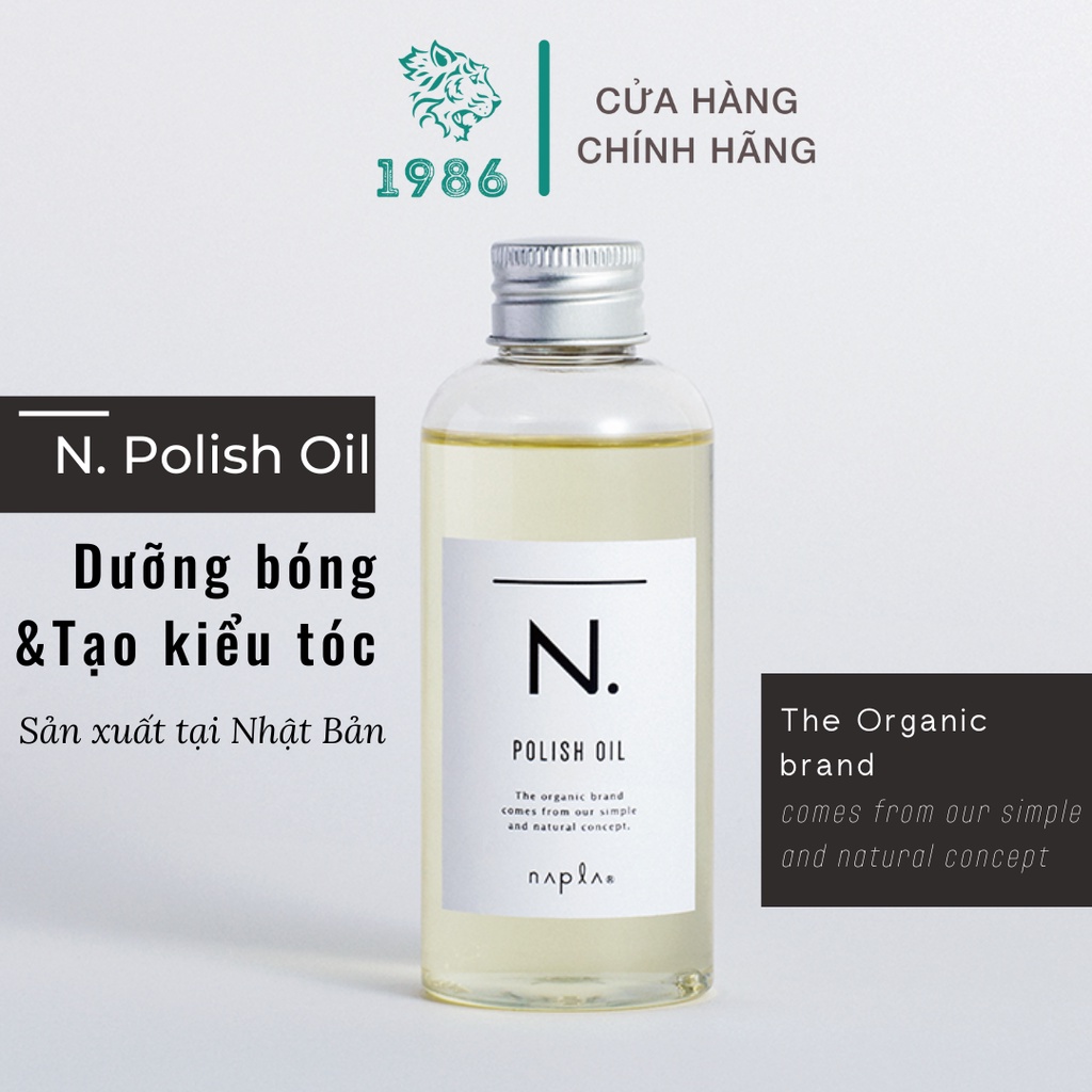 Tinh dầu tạo bóng cho tóc N. Polish Oil thương hiệu Napla Nhật Bản