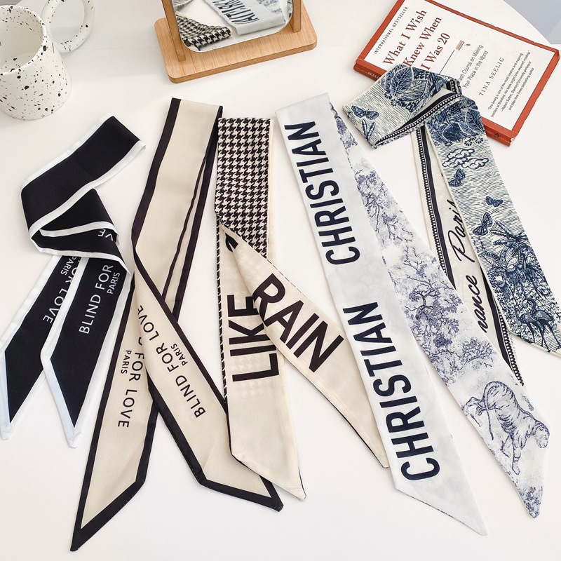 Dây vải buộc tóc vải lụa satin