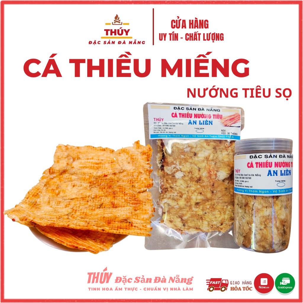 Khô Cá Thiều Miếng túi 500gr loại 1 chuẩn vị nhà làm cá thiều nướng tiêu sọ gia vị nguyên miếng thơm ngon hảo hạng | BigBuy360 - bigbuy360.vn