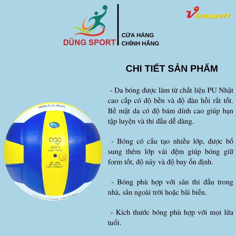 Bóng Chuyền Thăng Long da Nhật VB7700 tiêu chuẩn thi đấu, hàng chính hãng/ tặng túi lưới đựng bóng và kim bơm tiêu chuẩn