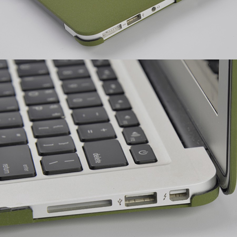 Ốp Macbook, case macbook đủ dòng màu xanh rêu