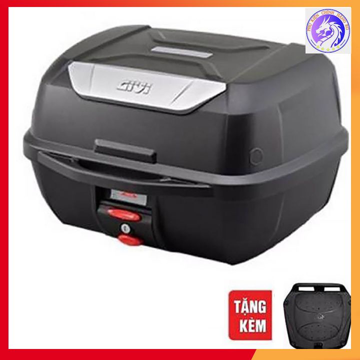 Combo Thùng Sau Givi E43NTL+ Baga Sau Givi MV + Đế Gắn Thùng Givi MP70N Gắn Cho Xe Winner 150/X - Exciter 2009/2011/150