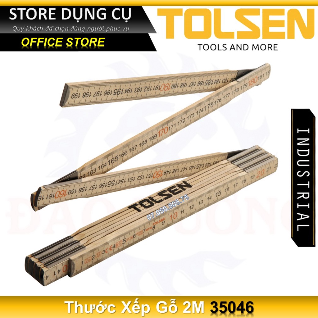 Thước gấp gỗ công nghiệp  Tolsen 35046