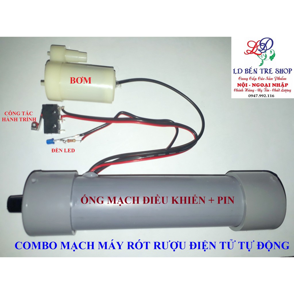 Combo Mạch máy rót ruợu tự động Full #binh_rot_ruou, #binh_rot_ruou_tu_dong
