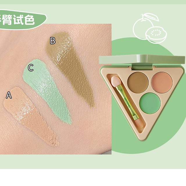 Hôp Kem Che Khuyết Điểm Dạng Tam Giác Tạo Khối 3 Trong 1 GECOMO Concealer Vitality