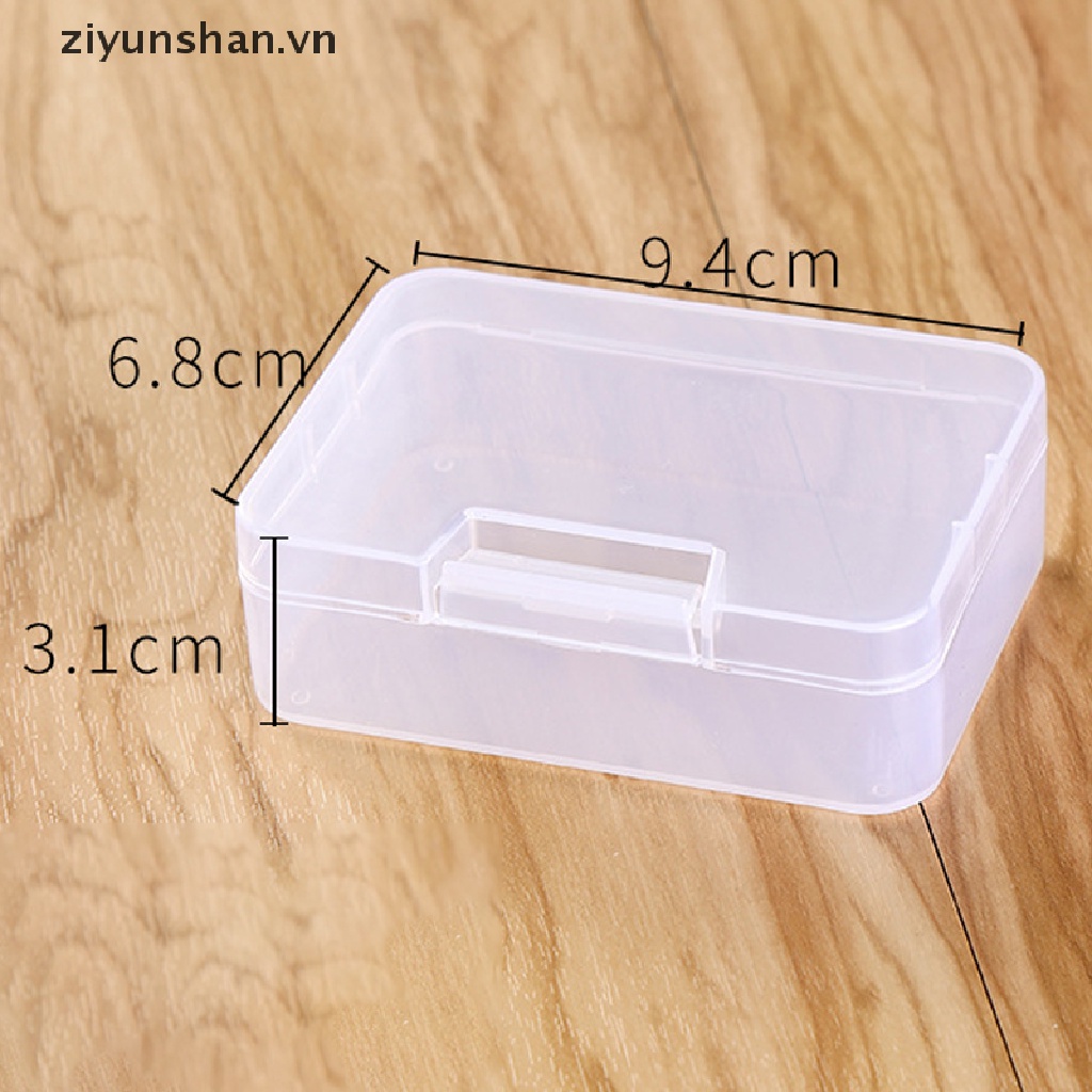 Hộp Nhựa PP Mini Trong Suốt Có Nắp Đậy Đựng Đồ Dùng Tiện Lợi