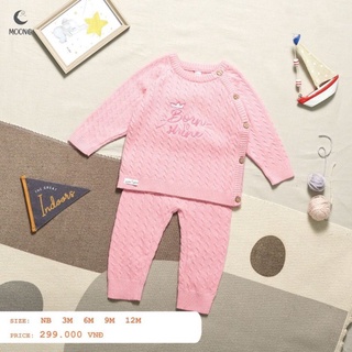 Moon - Bộ len vặn thừng cho bé 3-12kg