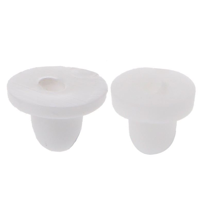 Set 100 Miếng Đệm Cao Su Mềm Màu Trắng Chống Đau Tai DIY