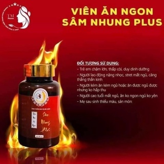 Tăng cân sâm nhung plus chính hãng( hộp 60 viên)