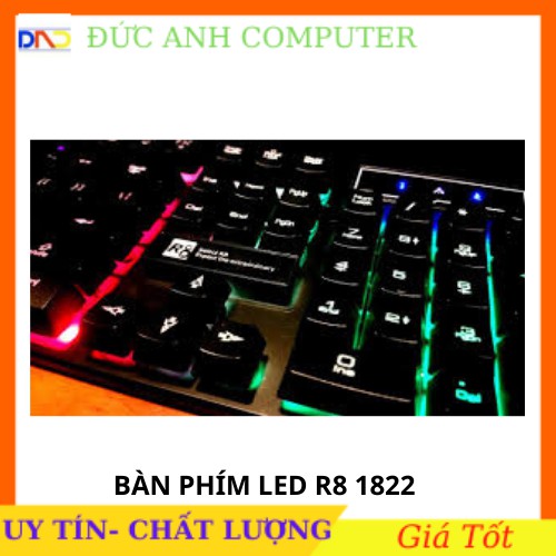 Bàn Phím Giả Cơ GAM R8 1822 - Có LED 7 Màu - Lướt Phím Ngon- Hãng Phân Phối