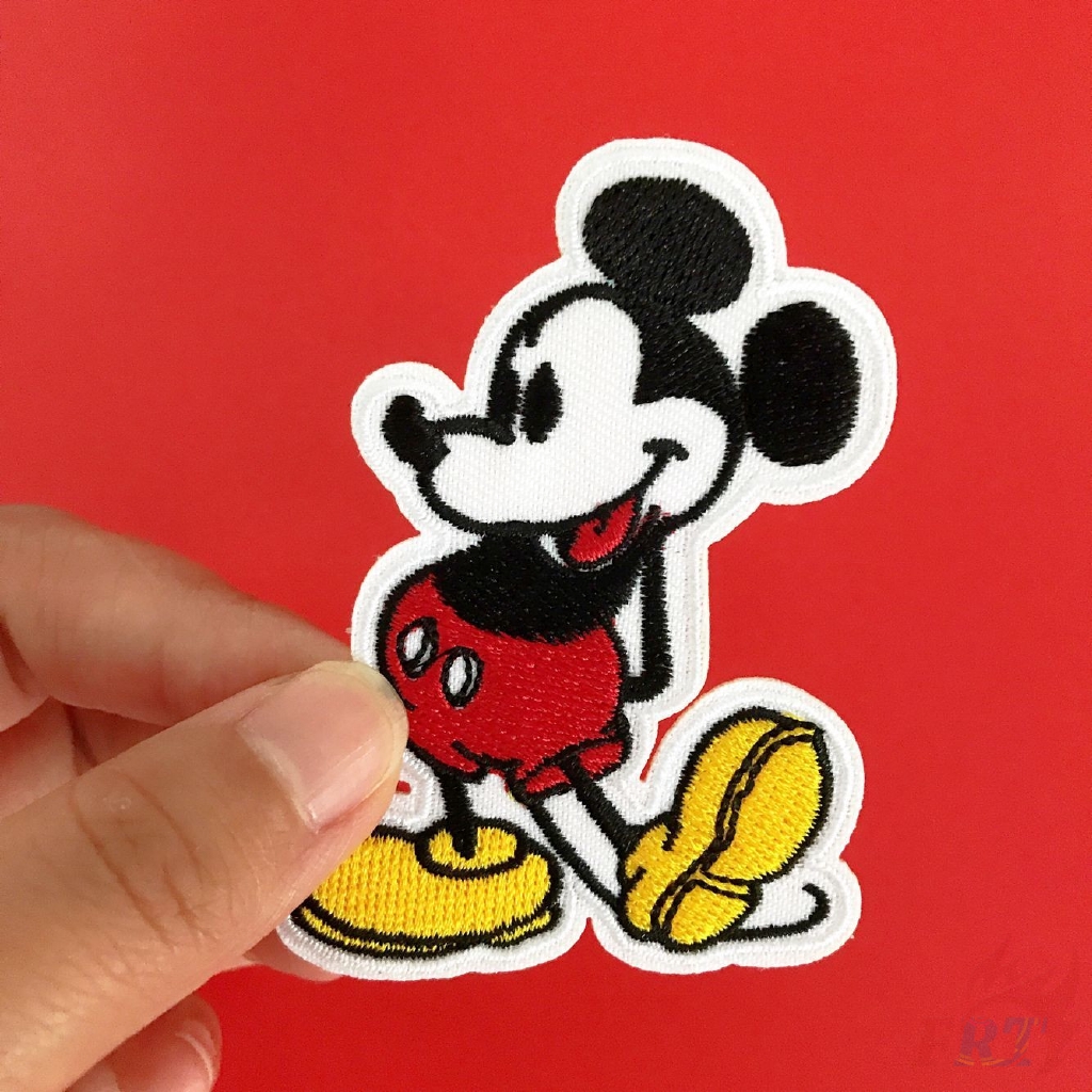 Miếng vá thêu họa tiết chuột Mickey Disney DIY 03