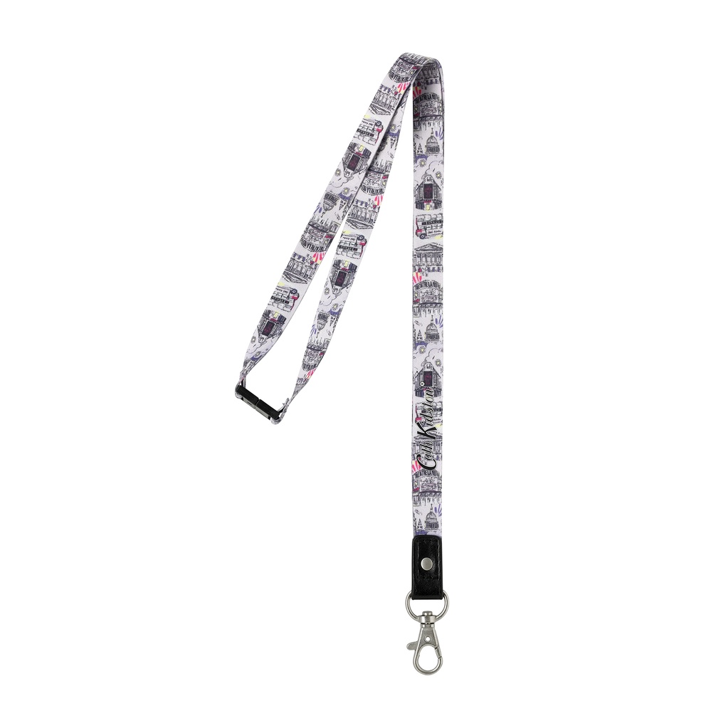 Cath kidston-Dây đeo thẻ Lanyard London West End-1042764-Lilac