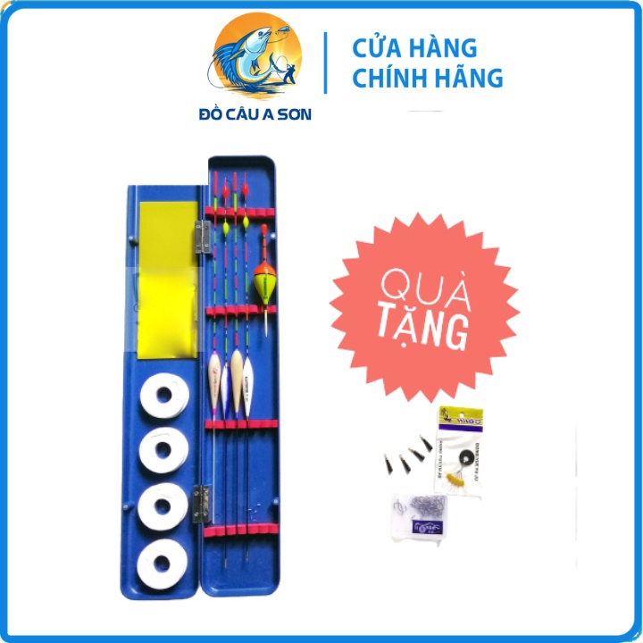 Hộp Đựng Phao Câu Đài, 4 Phao Câu Đài Và 1 Phao Câu Shimano - Phao Câu Cá, Phao Câu Đài, Phao Đài So