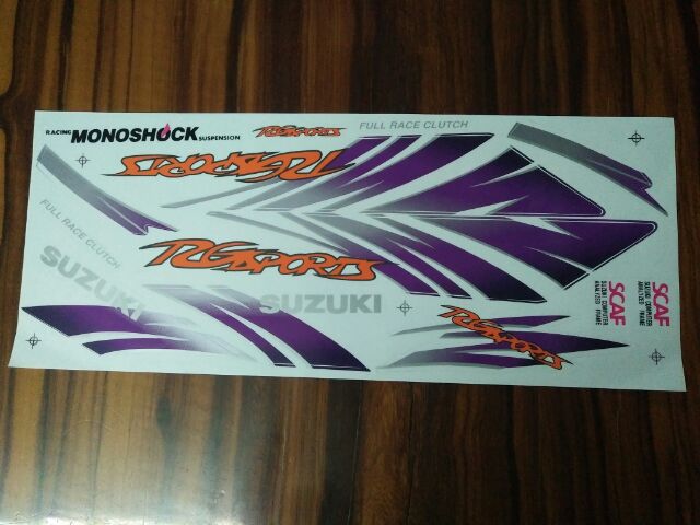 Bộ tem Suzuki Sport 110 màu tím
