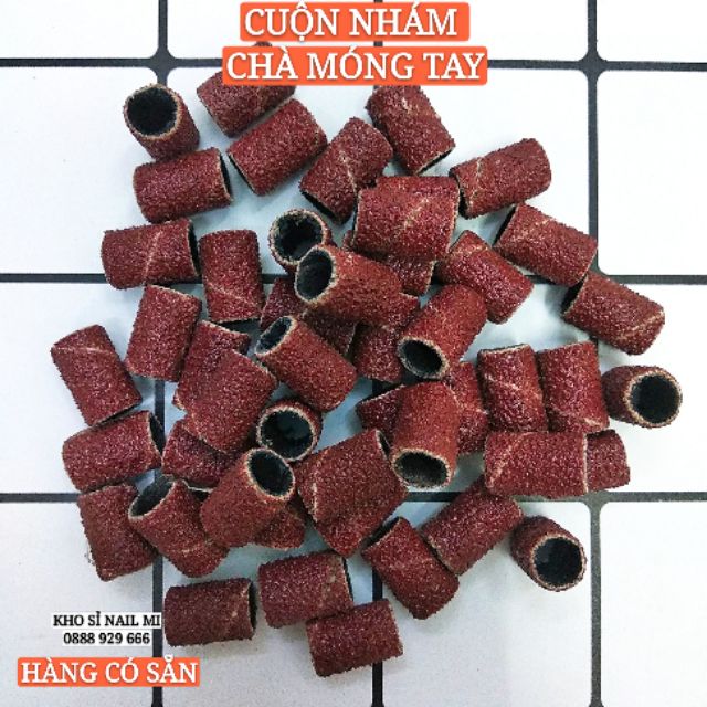 Set 15 đầu mài giấy nhám chuyên dụng cho dân làm móng