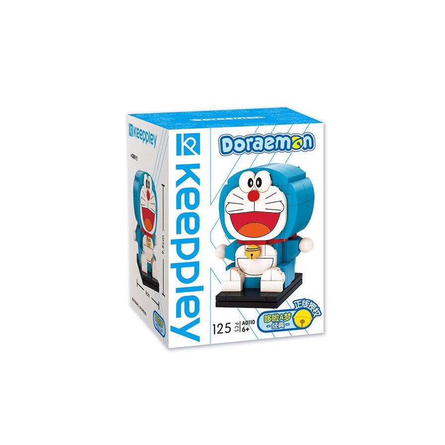 Đồ Chơi Lắp Ghép Brickheadz Doraemon - 125 Chi Tiết Cho Bé Từ 6 Tuổi - Hiệu Keeppley A0110