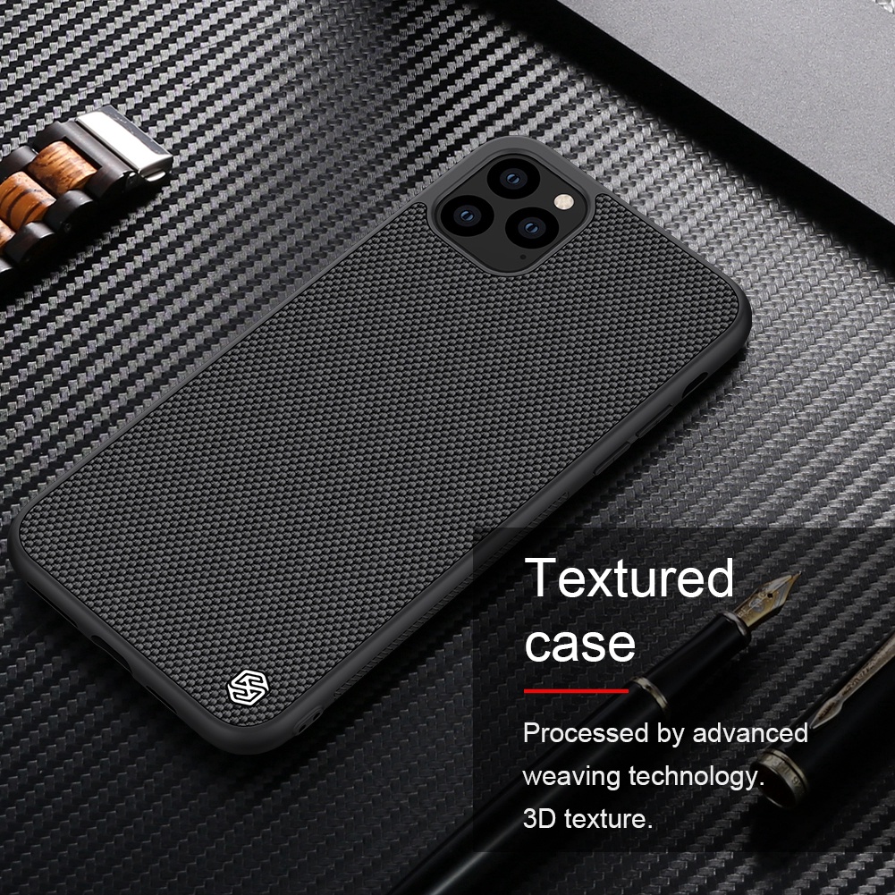 Ốp điện thoại IP 11 11 Pro 11 Pro Max ốp lưng điện thoại Nillkin Textured Case Mềm Sợi Nylon Chống Trượt Siêu Bền