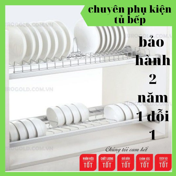 Giá chén cố định - kệ úp chén bát tủ bếp trên - hàng cao cấp