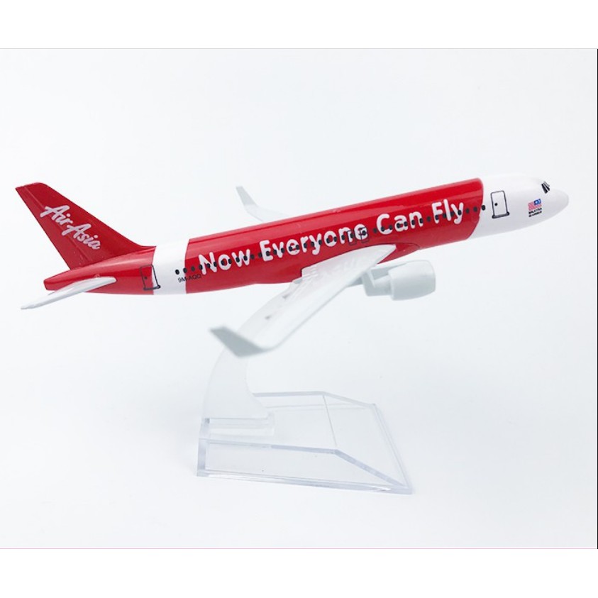 Mô hình máy bay Air Asia 16cm và 20cm