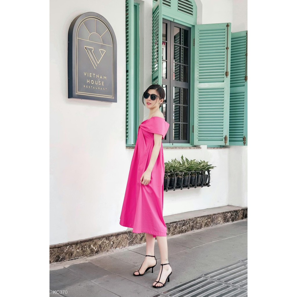 Đầm Y.ves Rose Bẹt Vai