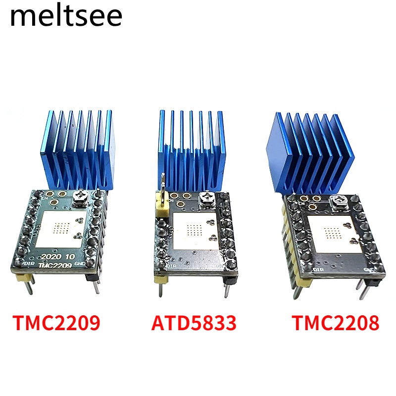 Mạch Điều Khiển Động Cơ Bước TMC2209 TMC2208 ATD5833 MKS Cho Máy In 3D SKR V1.3 Ramps 1.4 1.6