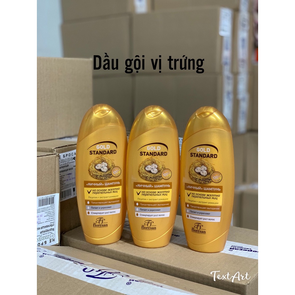Dầu gọi FLORESAN - dầu gội trứng GOLD STANDARD 300ML